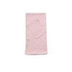 Boumini Çift Katlı Bebek Müslin Örtü ve Kese Seti 100x100 cm (Pembe, 100x100 cm)