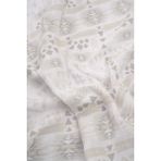 Boumini Pamuk Müslin Örtü Battaniye 120X120 cm Üçgenli Gri - 120 x 120 cm - Açık Gri