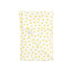 Boumini Penye Battaniye Çift Katlı Doğal Pamuk 80x80 cm (Limon)