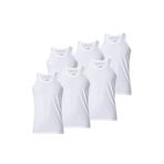 Boun Marche Erkek Atlet Premium 6'Lı Kutu Penye Süprem%100 Pamuk, Beyaz, 3Xl