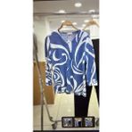Boutique Bade Yumoş V Yaka Triko Kazak - Lacivert - Ekru - 2