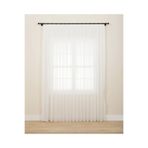 Boutique Curtain Düz Krep 1/3 Sık Pile Tül Perde Ütü Istemez Korniş/rustik Uyumlu Perde