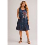 Boutique Juji BOHEM TASARIM AYARLANABİLİR BAĞCIKLI TENCEL ELBİSE / EL İŞÇİLİĞİ & ÖZGÜN MODEL