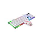 Bowie Ally G21b Usb Led Işıklı Oyuncu Klavye Ve Mouse Set Beyaz