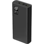 Bowie Gerçek 20.000 Mah 22.5W Hızlı Şarj Özellikli Powerbank Digital Göstergeli Slim Şarj Aleti - Siyah