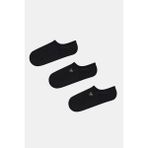 Bowtie 3lü Siyah Sneaker Çorap - Standart