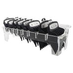 Boxed-Black-8 Adet 8 Adet Limit Tarak Wahl Elektrikli Kesme Makinesi Evrensel Berber Dükkanı Pro Kesme Kılavuzu Toka Konumlandırma Tarağı Clipper Guard Y1001 (Yurt Dışından)