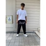 Boxeur Des Rues Black Sweatpant With Embroidery Details - XL - Siyah