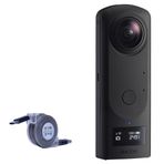 BoxWave Kablo Ricoh Theta Z1 ile Uyumlu (BoxWave kablo) - miniSync - USB-A - USB Type-C, Geri Çekilebilir Kablo - USB-A - USB Type-C Ricoh Theta Z1 için