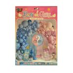 Boy or Girl Cinsiyet Belirleme Parti Süsleme Seti - Gender Reveal Parti Dekorasyon Seti, Mavi Pembe Balon Zinciri, Folyo Boy Girl Yazı Balonları, Baby Shower Doğum Öncesi Parti Seti, 62 Parça