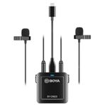 Boya BY-DM20 Pc Telefon İkili Yaka Mikrofonu Kit