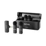 Boya By-v4 4 Kişilik Şarj Kutulu Kablosuz Mikrofon Seti - 3.5mm Trs
