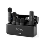 Boya By-v4u 4 Kişilik Şarj Kutulu Kablosuz Mikrofon Seti - Type-c