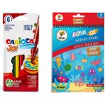 Boya Sil Aktivite Boyama Kitabı Deniz Altı ( Silinebilir ) & Carioca 6'lı Boya - denizaltı