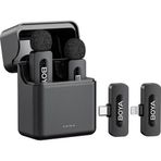 BOYA V3 Combo Usb-c ve Lightning Portlu Gürültü Engelleyicili Kablosuz Yaka Mikrofonu
