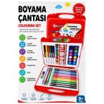 Boyama Çantası 1 Paket Fixpoint 36 Parça Boyama Seti Çantalı Kuru Boya Sulu Boya Pastel Boya Keçeli Kalem