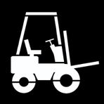 Boyama Şablonu Forklift Alüminyum 100x100cm