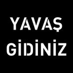 Boyama Şablonu Yavaş Gidiniz Alüminyum 100x100cm