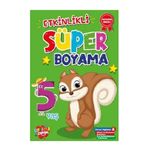 Boyama Zamanı Etkinlikli Süper Boyama 5 Yaş Boyama Kitabı