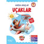 Boyama Zamanı Harika Araçlar – Uçaklar Seviye 2 (3-4 Yaş)