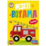Boyama Zamanı Taşıtlar Neşeli Boyama Kitabı