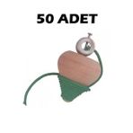 Boyanabilir Ağaç Topaç (50 Adet)