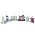 Boyanabilir Polyester Poliüretan Ham Obje 3 Biblo Set Baykuş Unicorn Flamingo