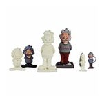 Boyanabilir Polyester Poliüretan Ham Obje Einstein Biblo Set Ve Anahtarlık