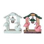 Boyanabilir Polyester Poliüretan Ham Obje Flamingo Lambalı Biblo 3
