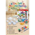 Boyanabilir Porselen Çay Seti 13 Parça - Kendin Yap (Dıy) Çocuk Etkinlik Ve Boyama Oyunu