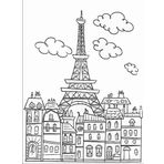 Boyanabilir Tablo Tuval paris 25x35 cm