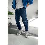 Boyfriend Mavi Renk Yırtık Model Kot Pantolon