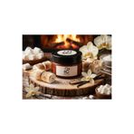 BOYK BRAND Vanilya & Marshmallow Kokulu, Amber Renk Cam Kavanoz Kokulu Mum - %100 Natural Soy Wax - 230 cc
