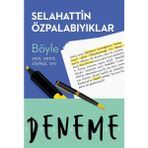 Böyle: Yazı, Yanıt, Söyleşi, Anı - Option-1