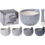 Boyner Evde Granit Görünümlü Havan Sarımsak Ezici 330 ml - Ahşap