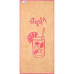 Boyner Evde Plaj Havlusu Bambu Malzeme ile 70 x 150 cm Pembe Renkli Yumuşak Dokulu