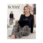 BOYRAZ KADIN SENDY LEOPAR DESENLİ PİJAMA TAKIMI 08044