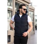BOYS MANS Su ve Rüzgar Geçirmez Erkek Kapüsonlu Yelek Şişme Yelek