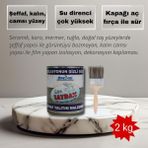 Boysat Izo Saydam Glass Seramik Karo Mermer Şeffaf Sıvı Cam Izolasyon Kaplaması 2 kg