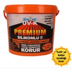 Boysat Uv-K Premium Silikonlu Su Izolasyon Boyası 15 Kg. - Beyaz