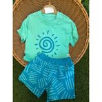 Boyun Çıtçıtlı Alt Üst Bebek Takımı - Yeşil - 9 - 12 Ay