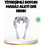Boyun Masaj Aleti Biyonik Yoğurma Teknolojili 1800MAH Şarjlı - 000-Siyah