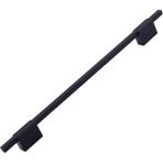 Boyut Siyah Metal 256 mm Uzun Dolap Kulpları Mutfak Çekmece Kulbu Kapak Kulbu Mobilya Kolu Aksesuarı - 1