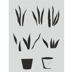 Boyutlu Desen Stencil Şablon (21x30) By-061