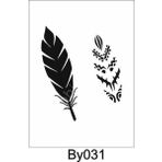 Boyutlu Desen Stencil Şablon (25x25) By-031