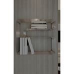 boz concept home Paslanmaz Metal Duvar Rafı Kitaplık Banyo Düzenleyici Kıvrımlı Tel Kitaplık ve Mutfak Rafı