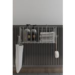 boz concept home Paslanmaz Mutfak Rafı Kalorifer Düzenleyici Havluluk Düzenleyici Raf