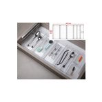 BOZHOUSE 7'li Kepçelik Set Modüler Organizer Kepçe Tahta Kaşık Çekmece Içi Düzenleyici