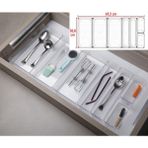 Bozhouse7'li Kepçelik Set Modüler Organizer Kepçe Tahta Kaşık Çekmece Içi Düzenleyici - Şeffaf