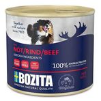 Bozita Natural Pate Biftekli 625 gr Tahılsız Yetişkin Köpek Konservesi